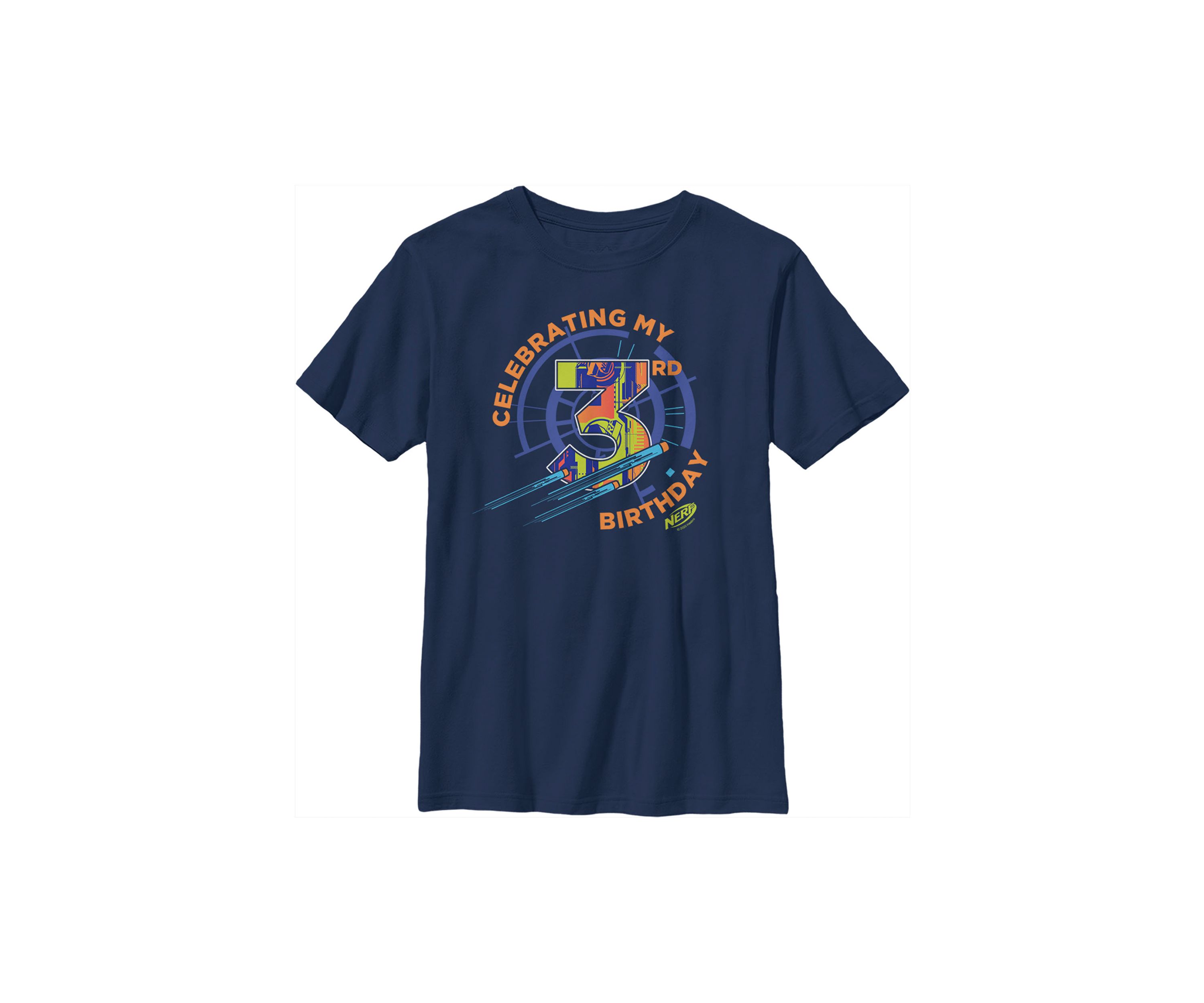 Boys 4-7  CELEBRATING MY 3RD BIRTHDAY Graphic T-Shirt