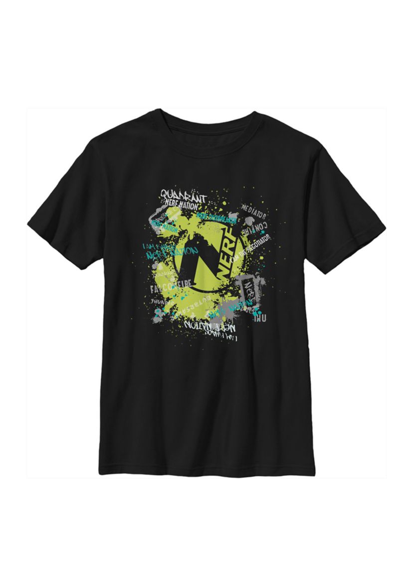 Boys 4-7  Nerf Graffiti Graphic T-Shirt