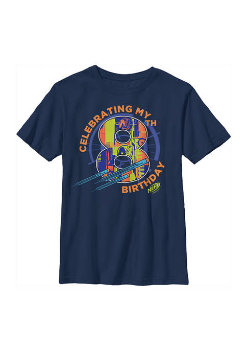 Nerf Boys 4-7 Eighth Birthday Graphic T-Shirt