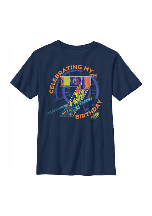 Nerf Boys 4-7 Seventh Birthday Graphic T-Shirt