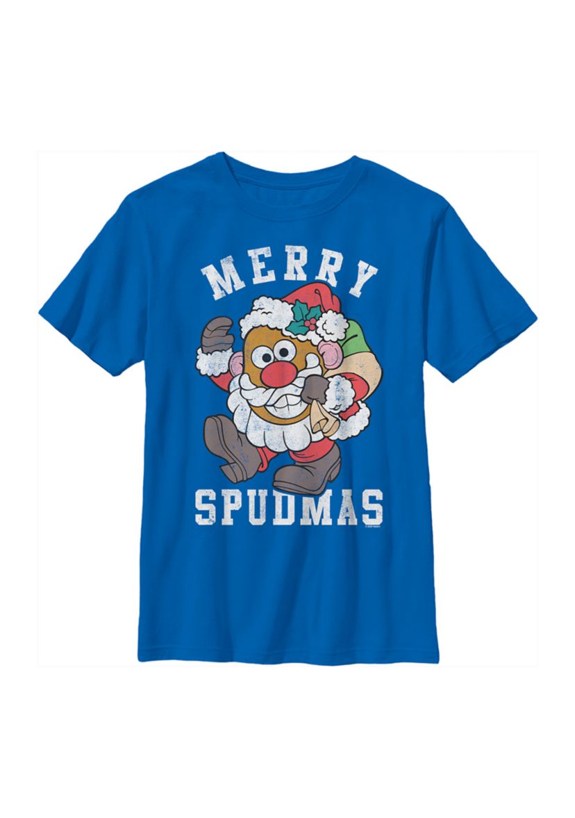 Boys 4-7 Santa Potato Top