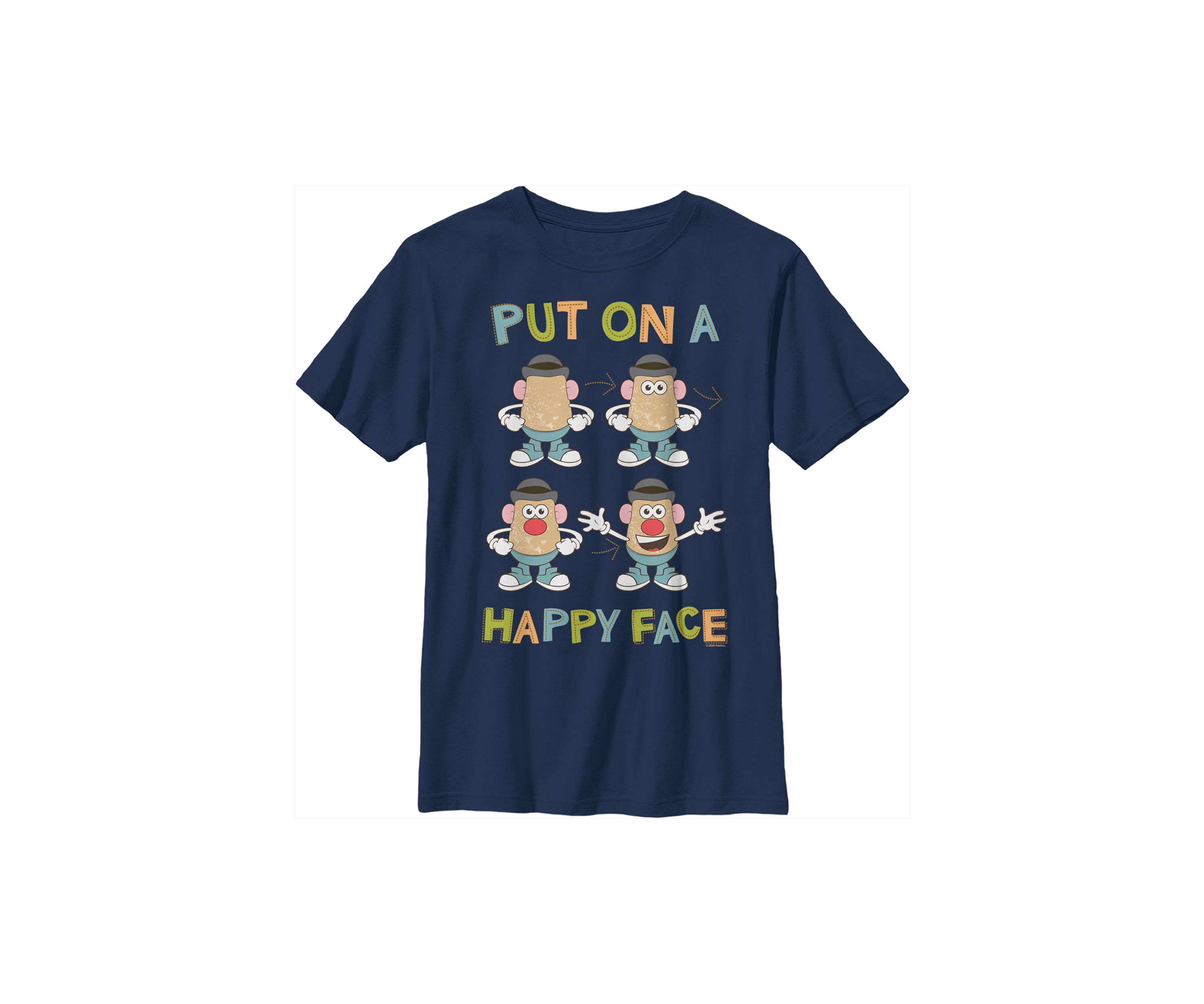Boys 8-20  Happy Face How To Graphic T-Shirt
