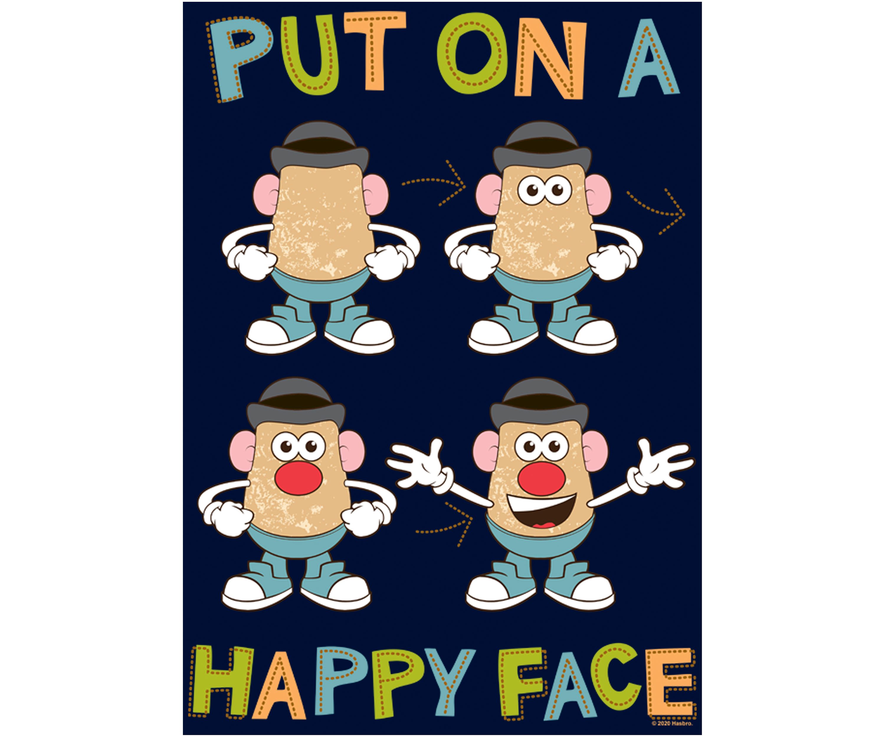 Boys 8-20  Happy Face How To Graphic T-Shirt