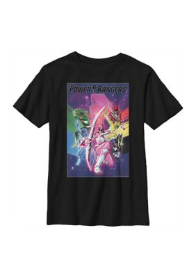 Power Rangers Boys 4-7 Colorful Poster Graphic T-Shirt