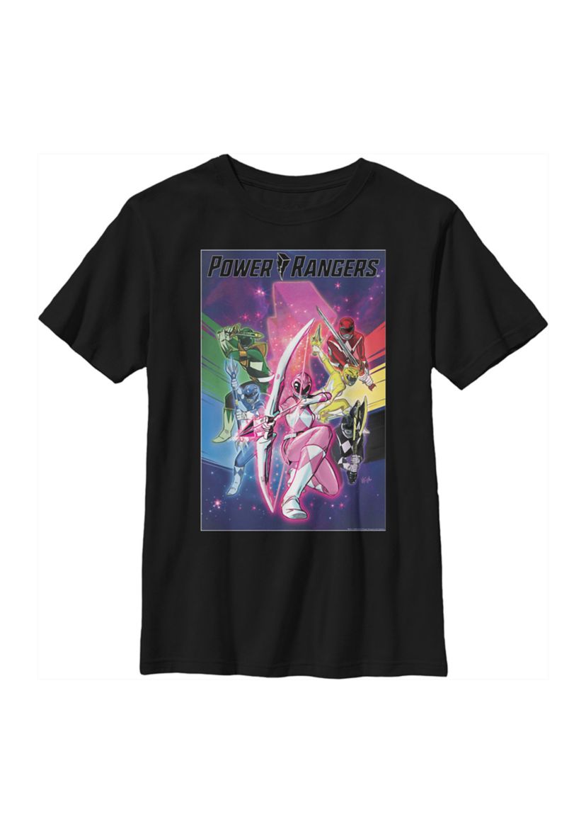 Boys 4-7  Colorful Poster Graphic T-Shirt