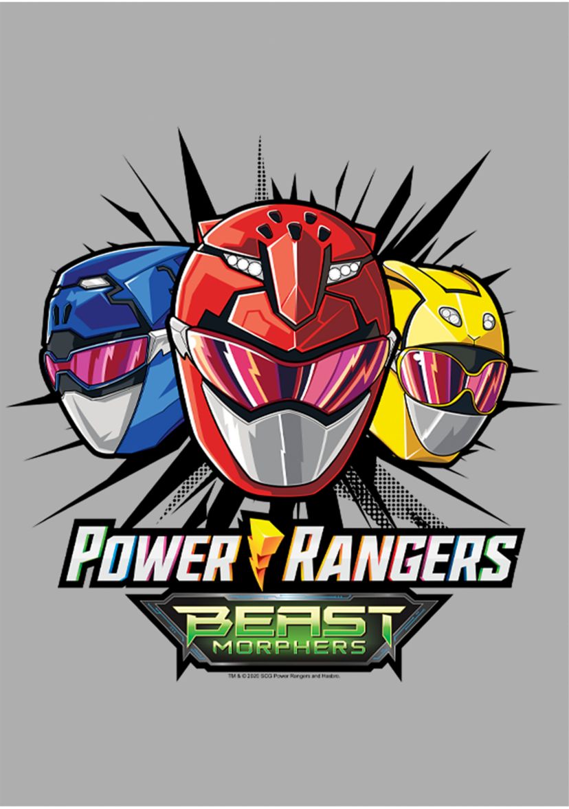 Boys 4-7 Beast Morphers Helmets Graphic T-Shirt
