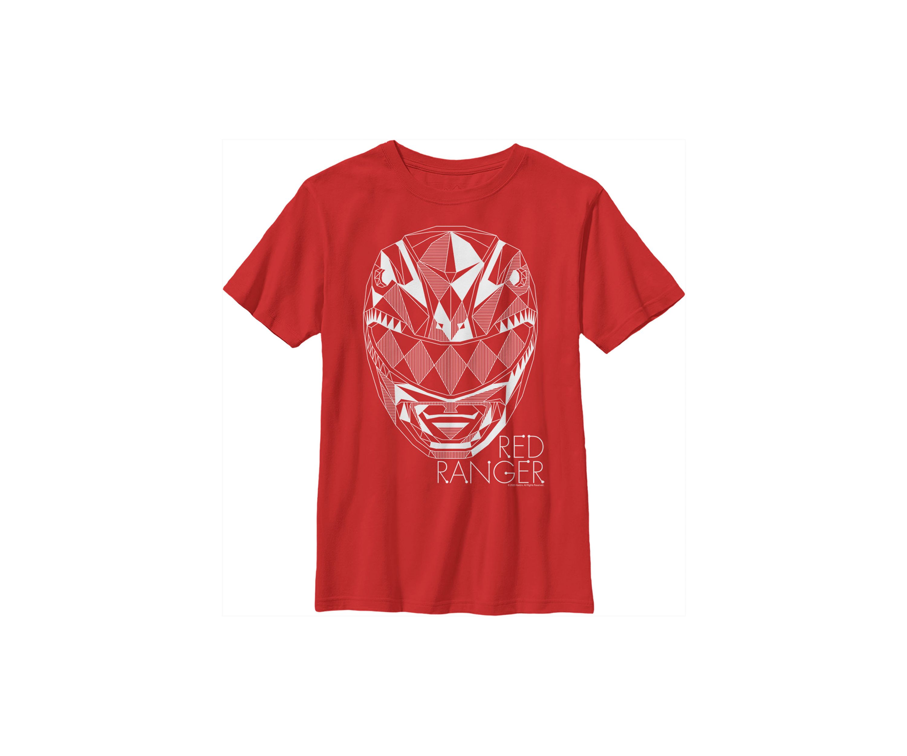 Boys 4-7  Red Ranger Lines Graphic T-Shirt