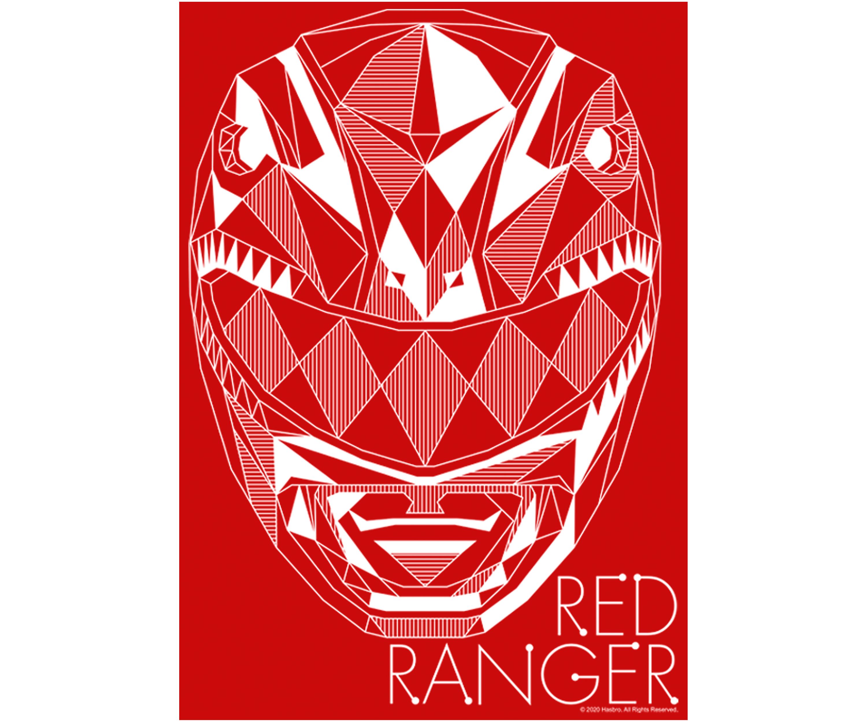Boys 4-7  Red Ranger Lines Graphic T-Shirt