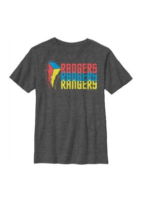Power Rangers Boys 4-7 Ranger Bolt Stack Graphic T-Shirt