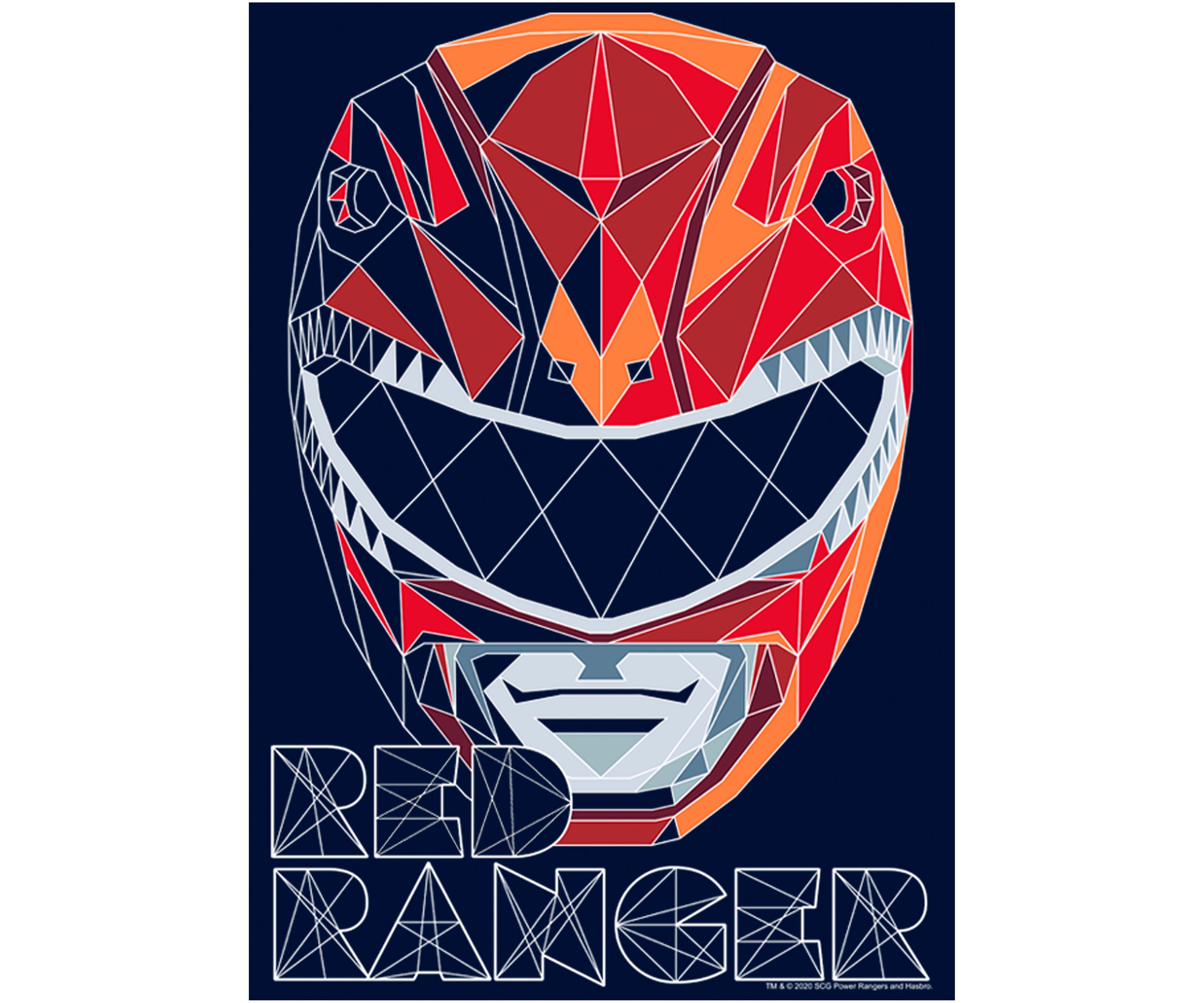 Boys 4-7  Red Ranger Poly Graphic T-Shirt