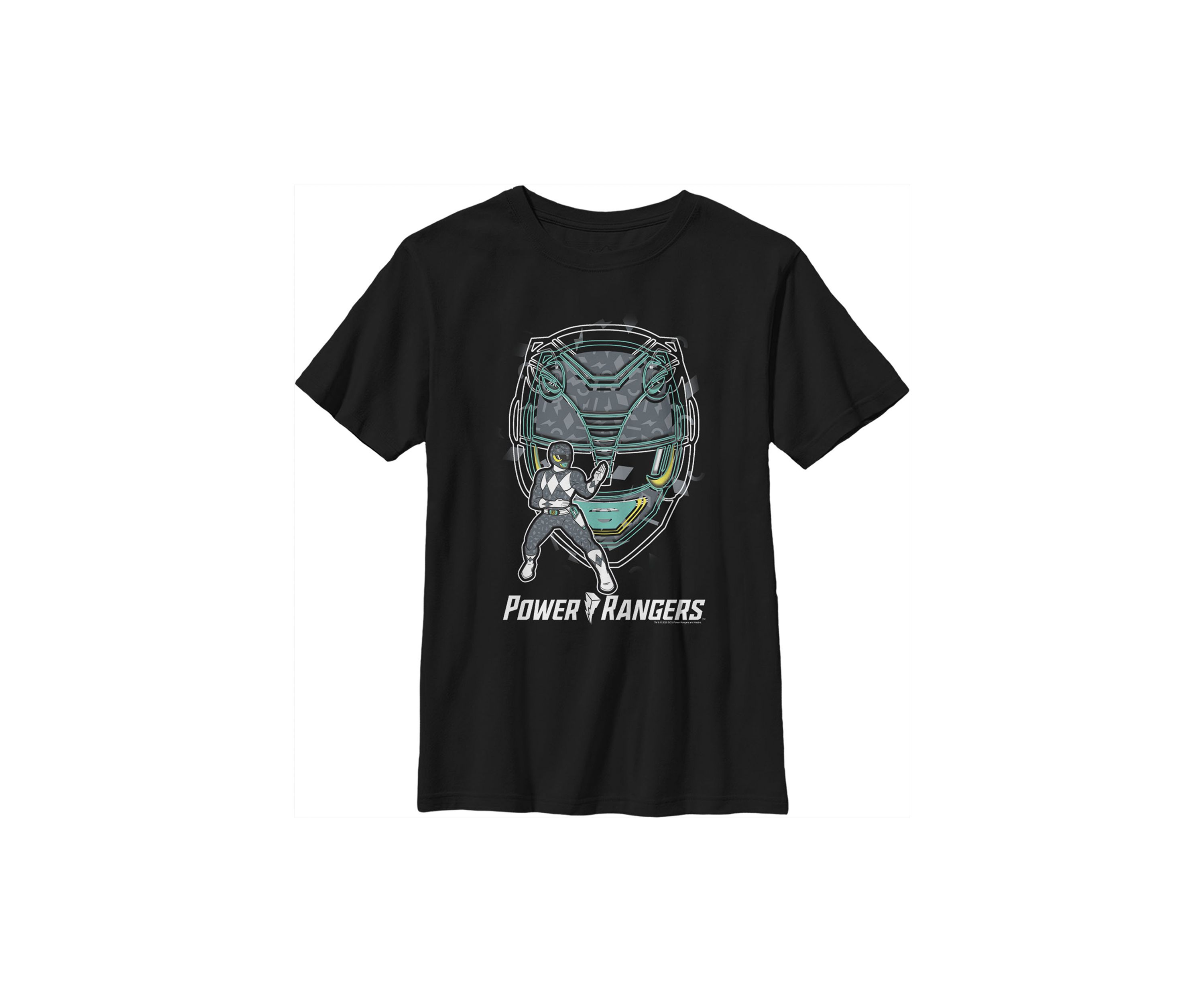 Boys 4-7  Black Ranger Hero Graphic T-Shirt