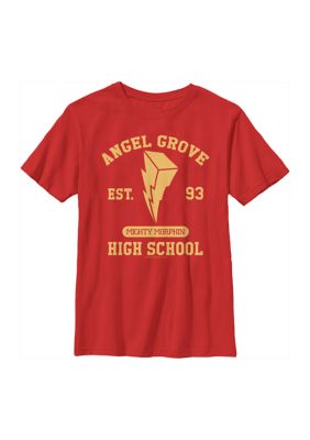 Power Rangers Boys 4-7 Angel Grove Graphic T-Shirt, Red, Large