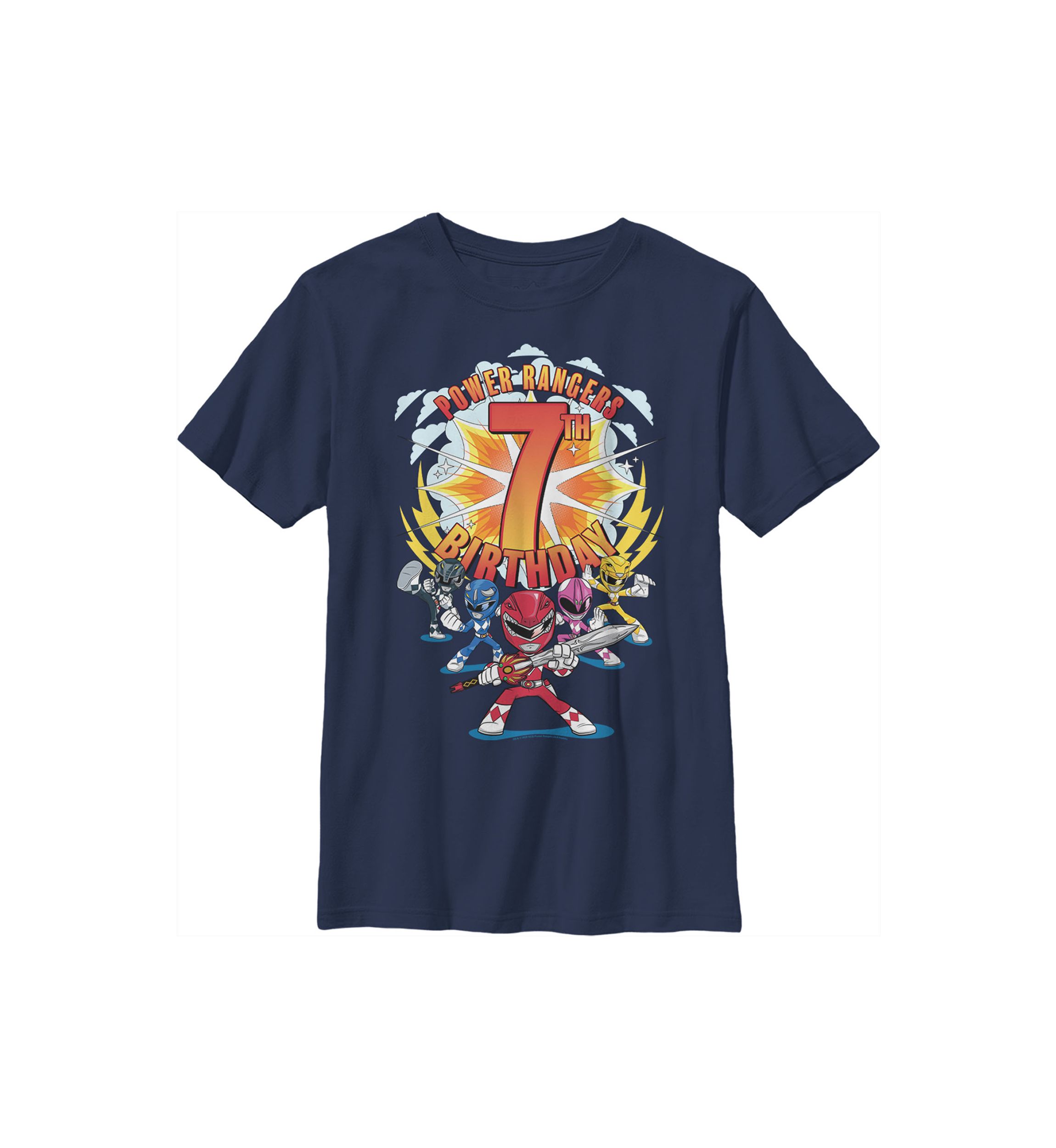Boys 4-7   7th Birthday Graphic T-Shirt