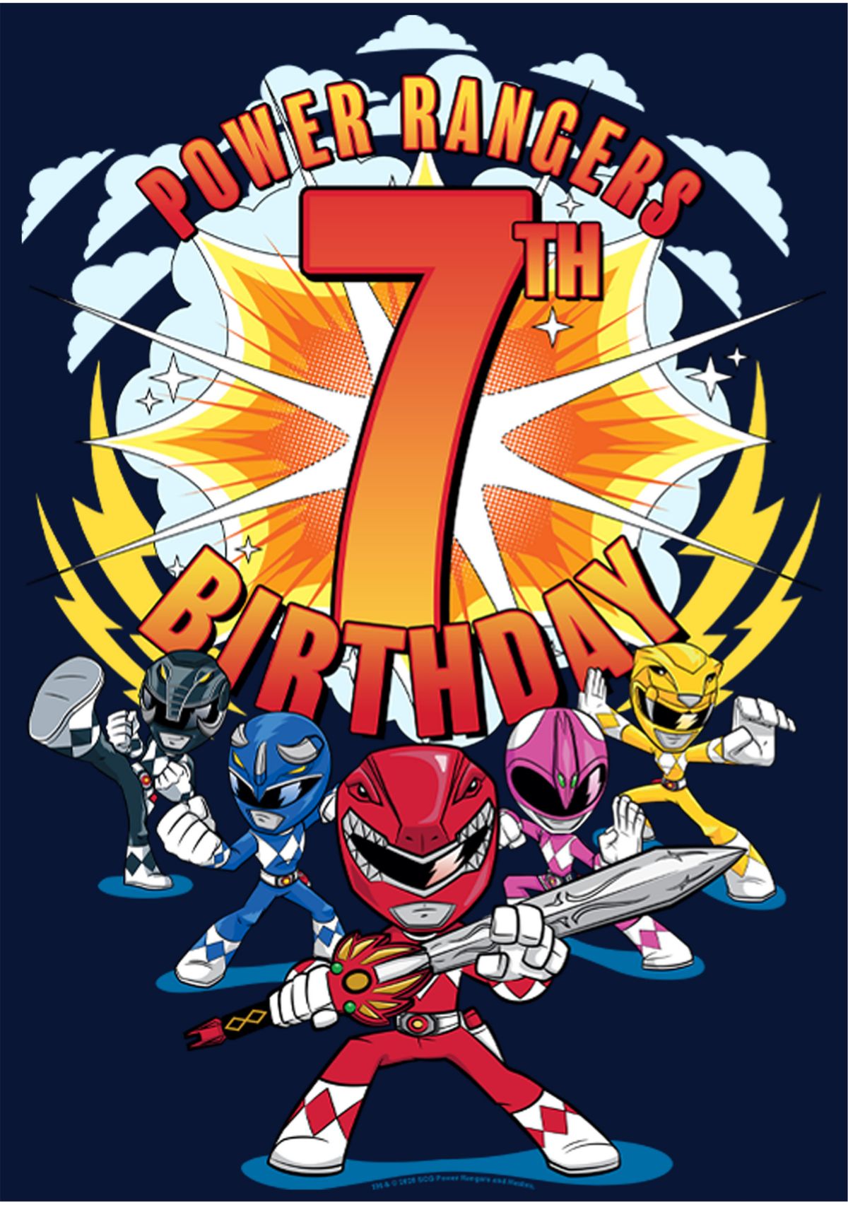 Boys 4-7   7th Birthday Graphic T-Shirt
