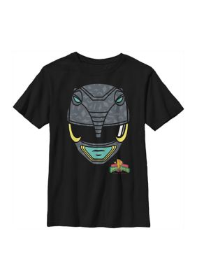 Power Rangers Boys 4-7 Big Face Black Graphic T-Shirt