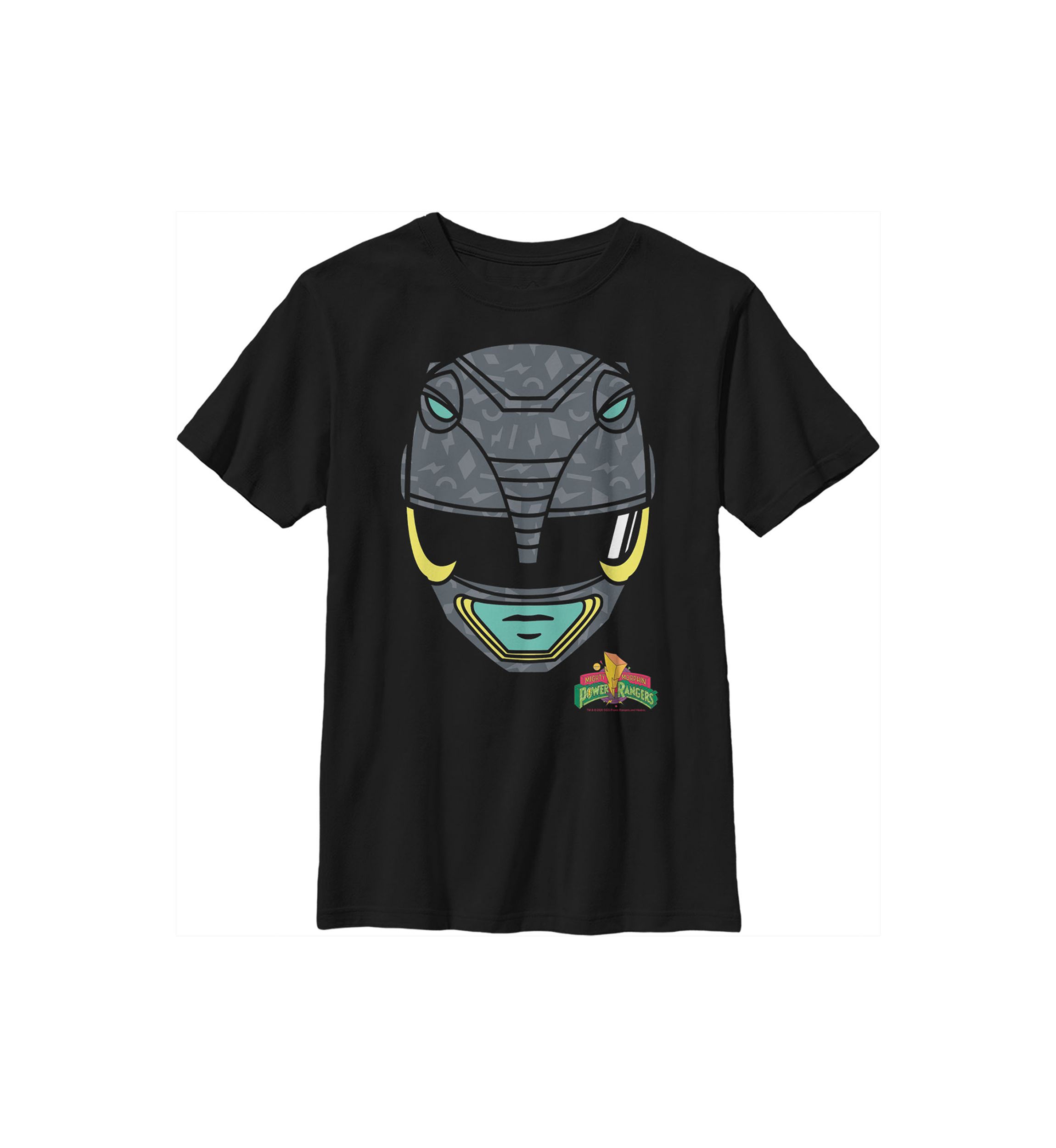 Boys 4-7  Big Face Black Graphic T-Shirt
