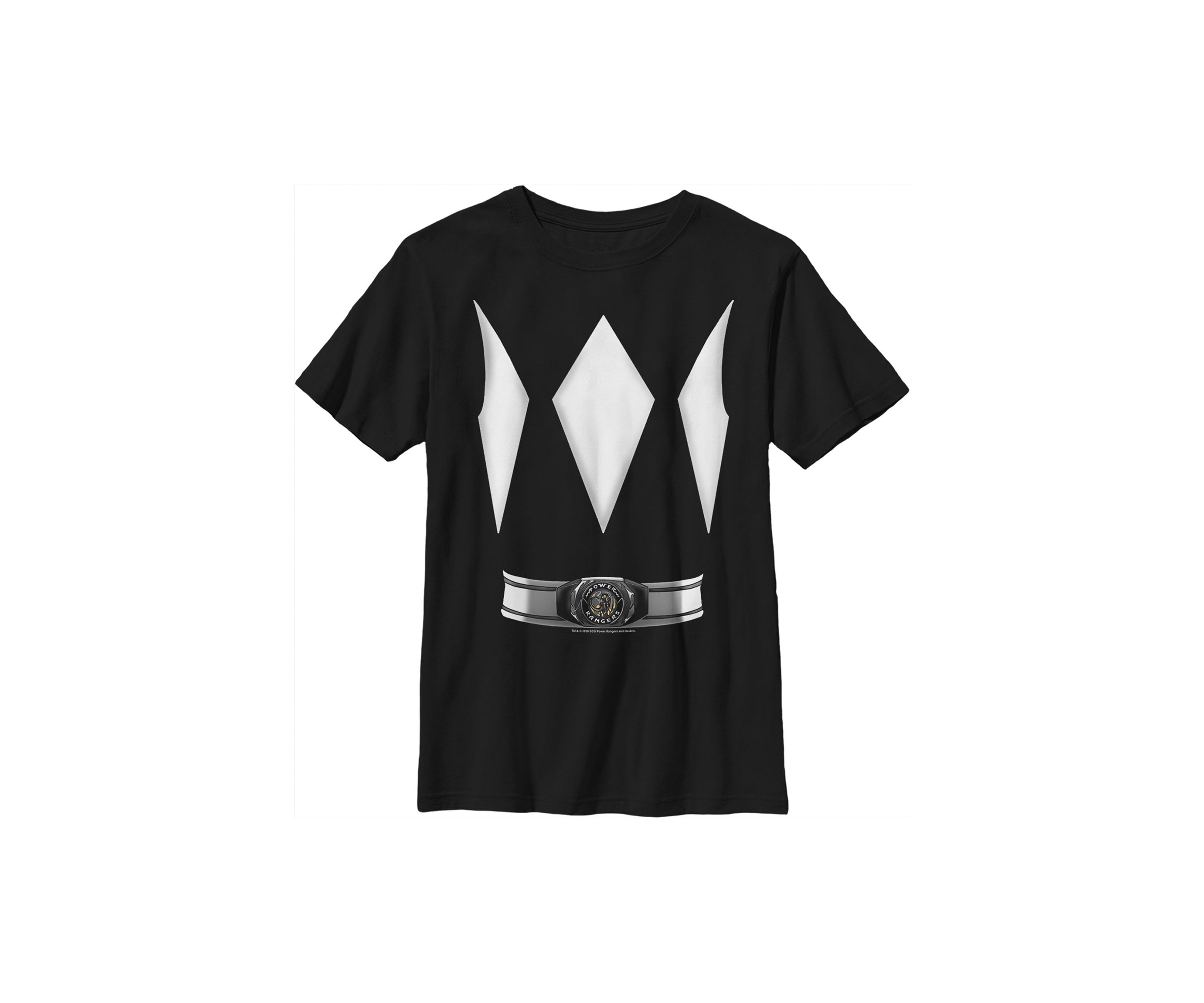 Boys 4-7  Black Ranger Costume Tee Graphic T-Shirt