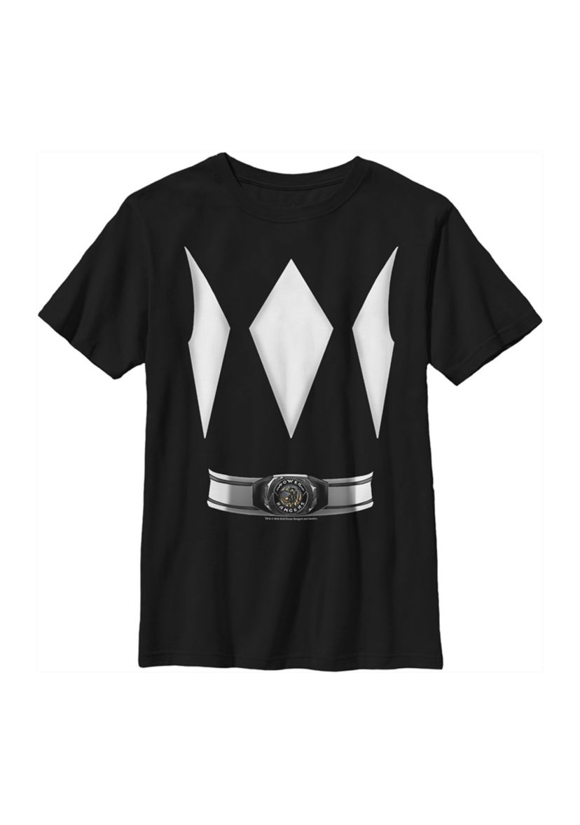 Boys 4-7  Black Ranger Costume Tee Graphic T-Shirt