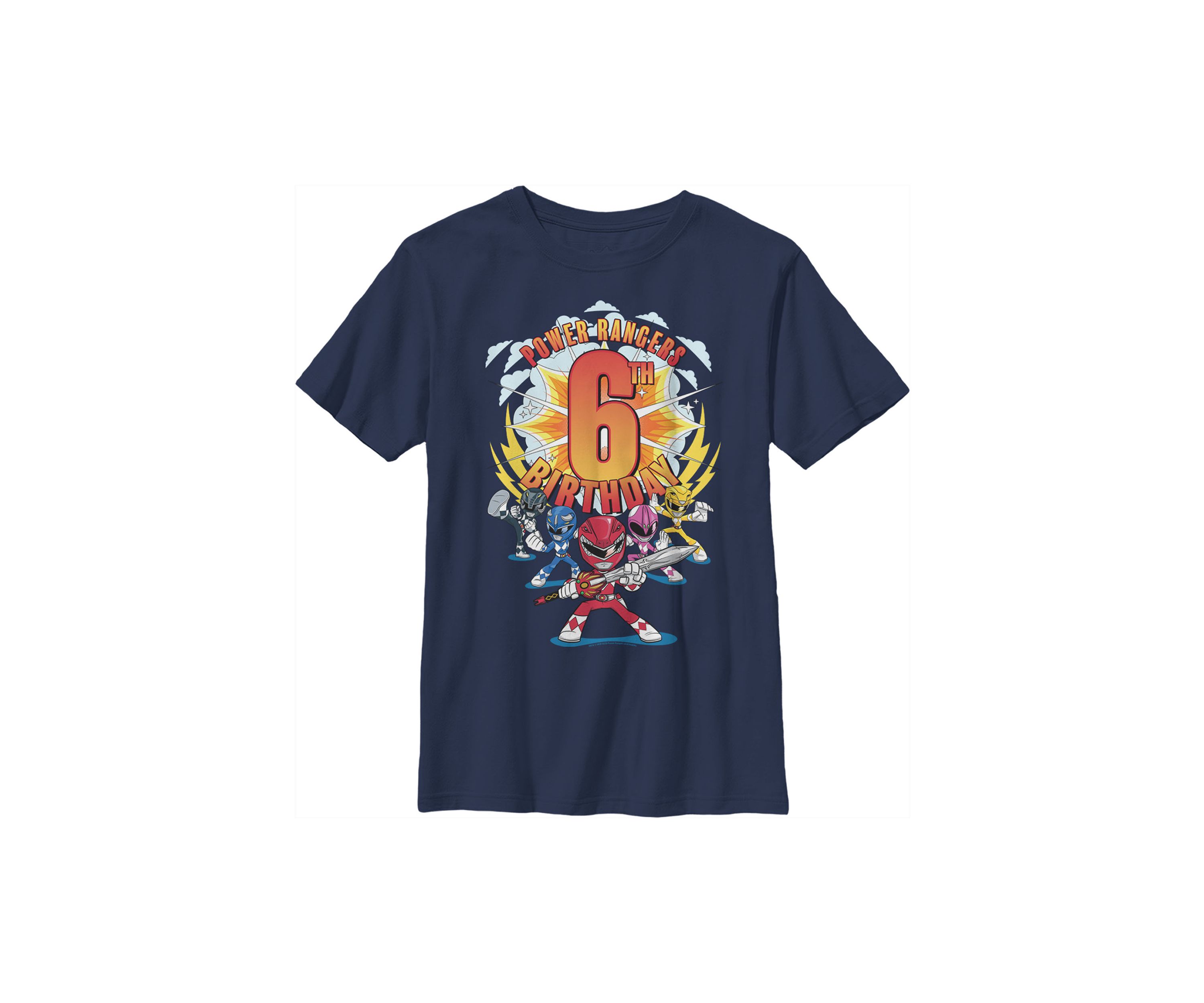 Boys 4-7   6th Birthday Graphic T-Shirt