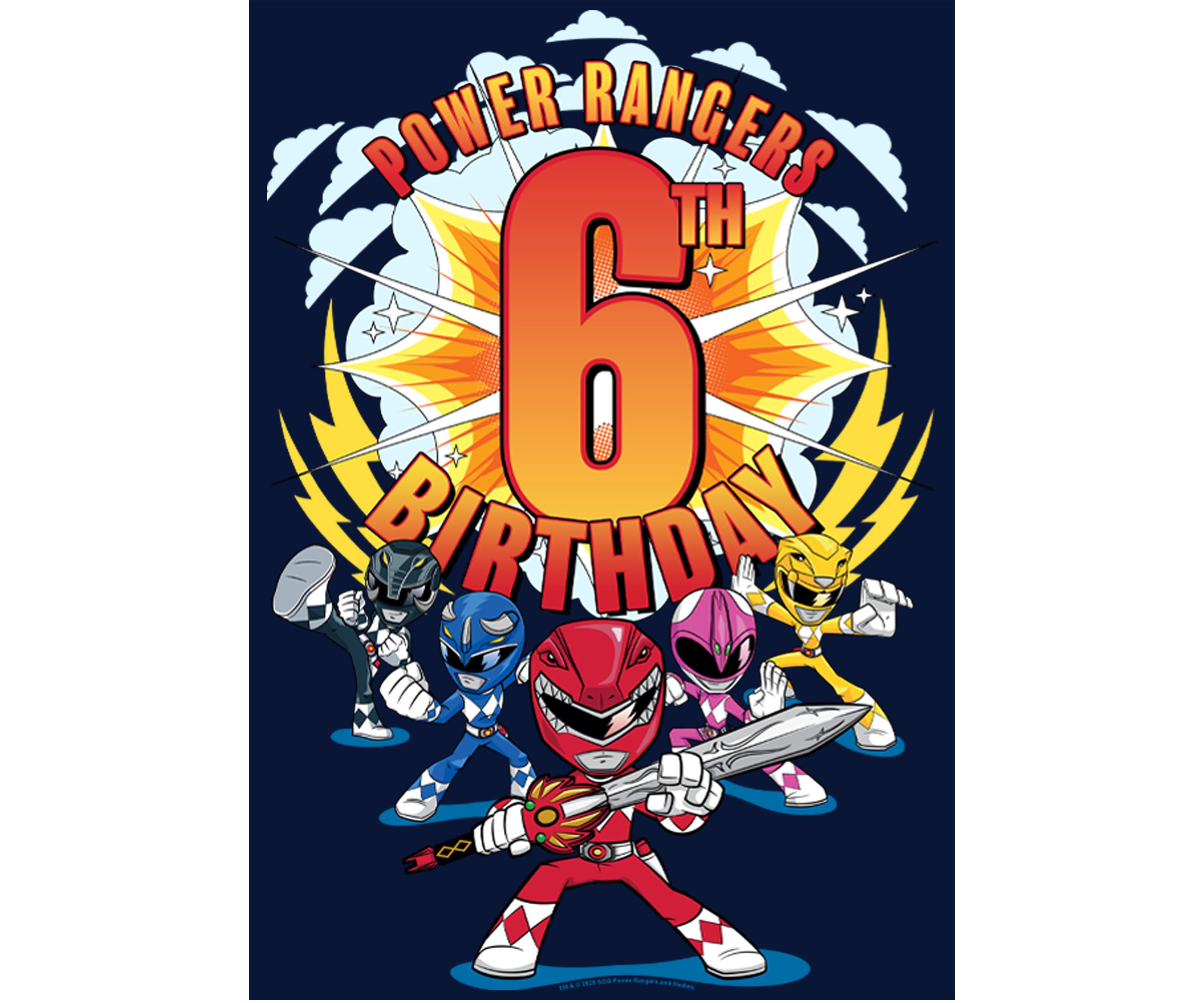 Boys 4-7   6th Birthday Graphic T-Shirt