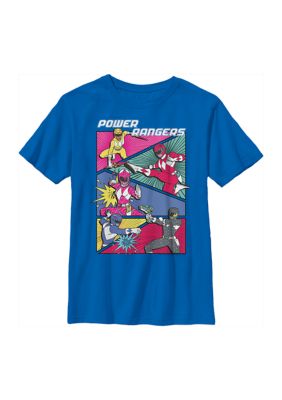 Power Rangers Boys 4-7 Power Panels Graphic T-Shirt