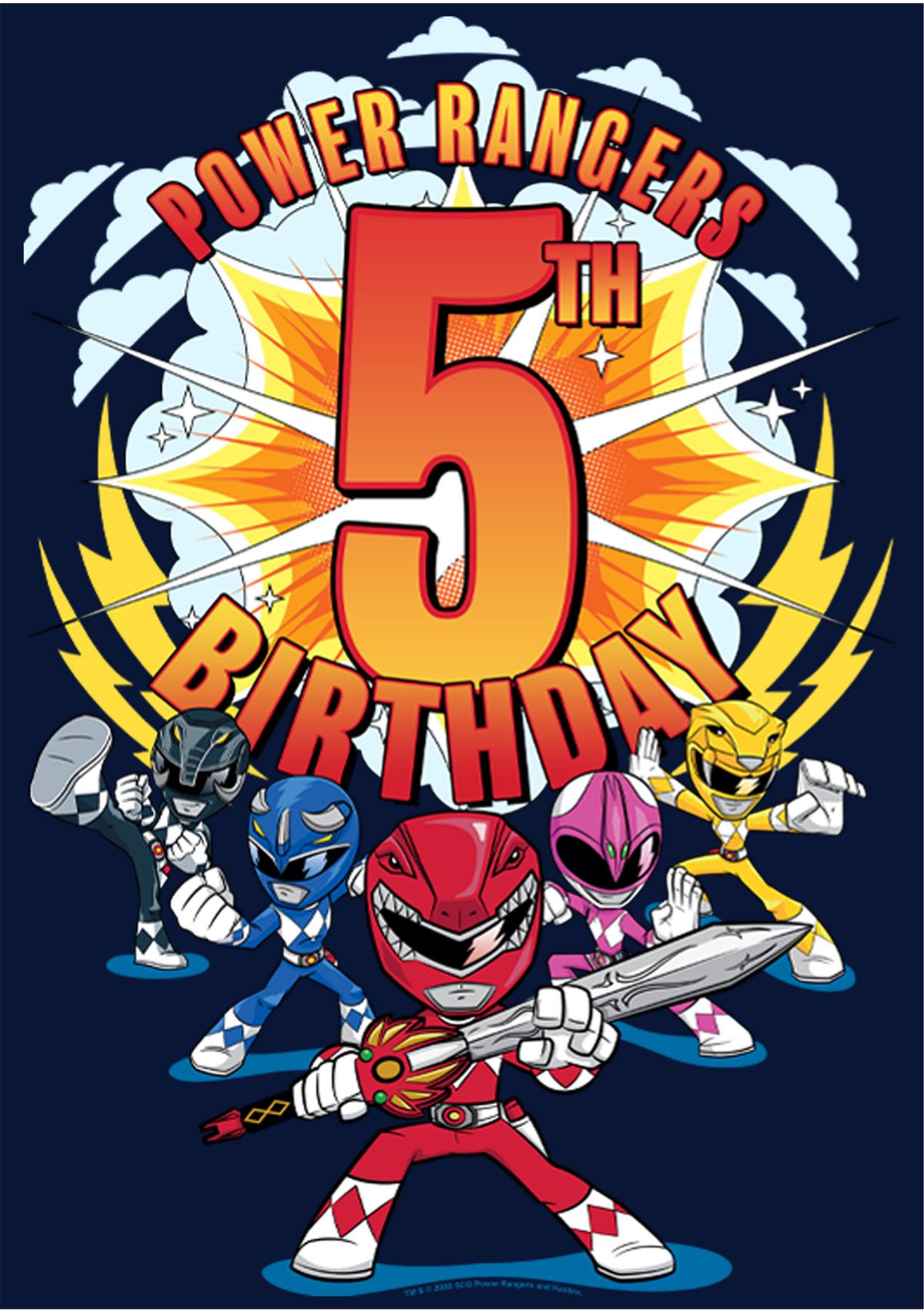 Boys 4-7   5th Birthday Graphic T-Shirt