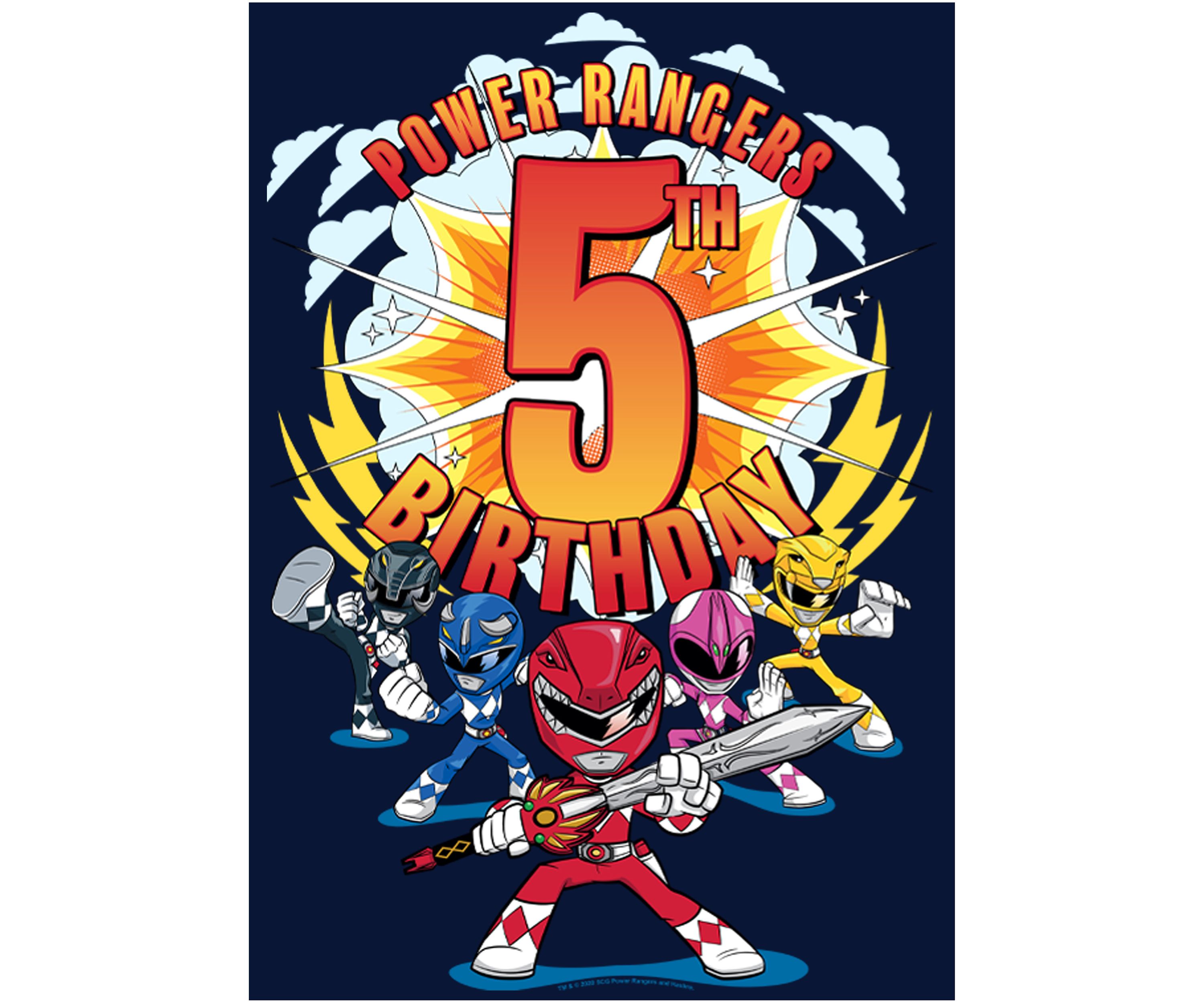 Boys 4-7   5th Birthday Graphic T-Shirt