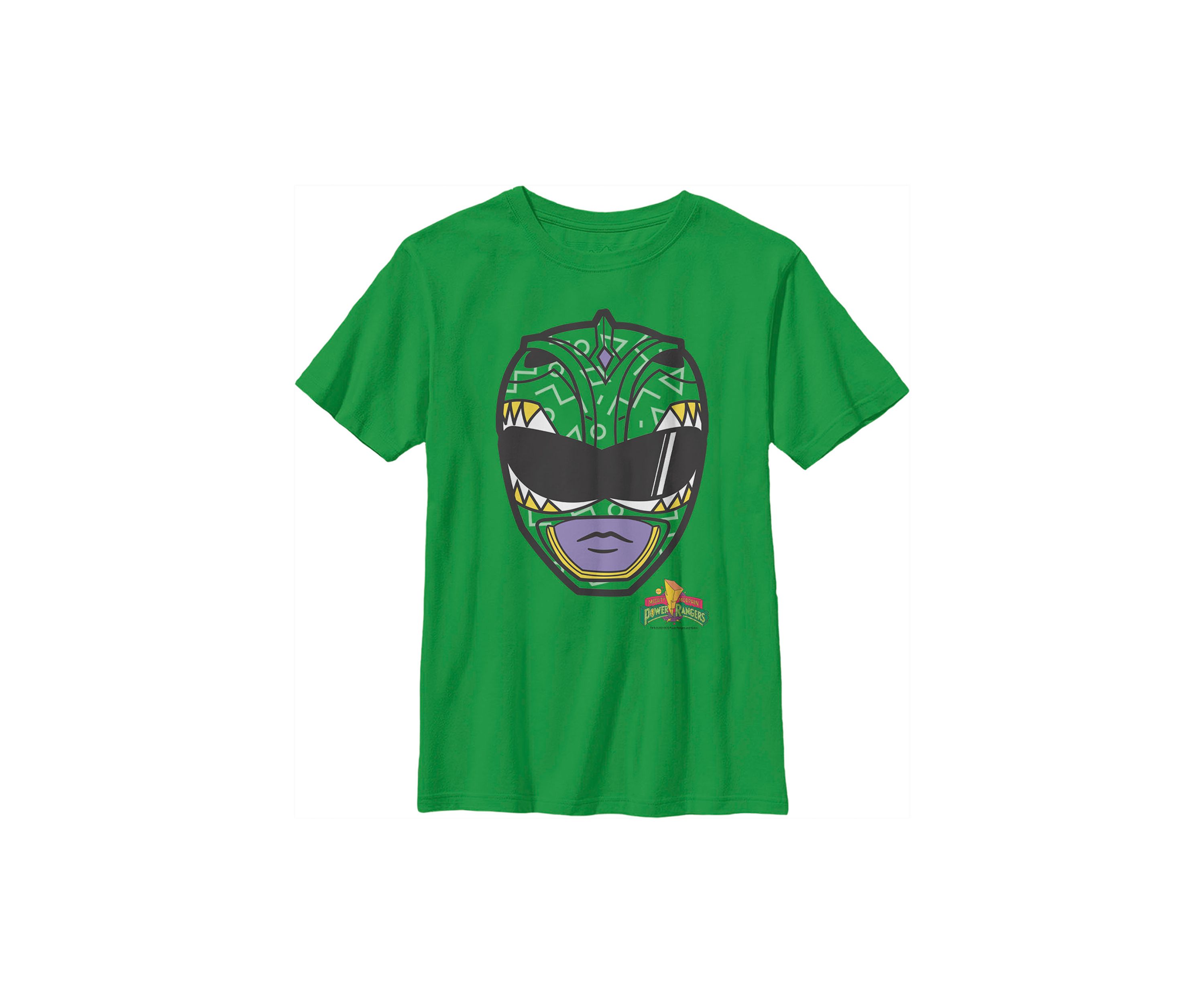 Boys 4-7  Big Face Green Graphic T-Shirt