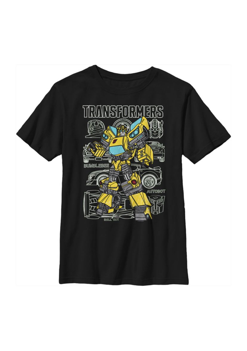 Boys 4-7  Doodle Bee Graphic T-Shirt