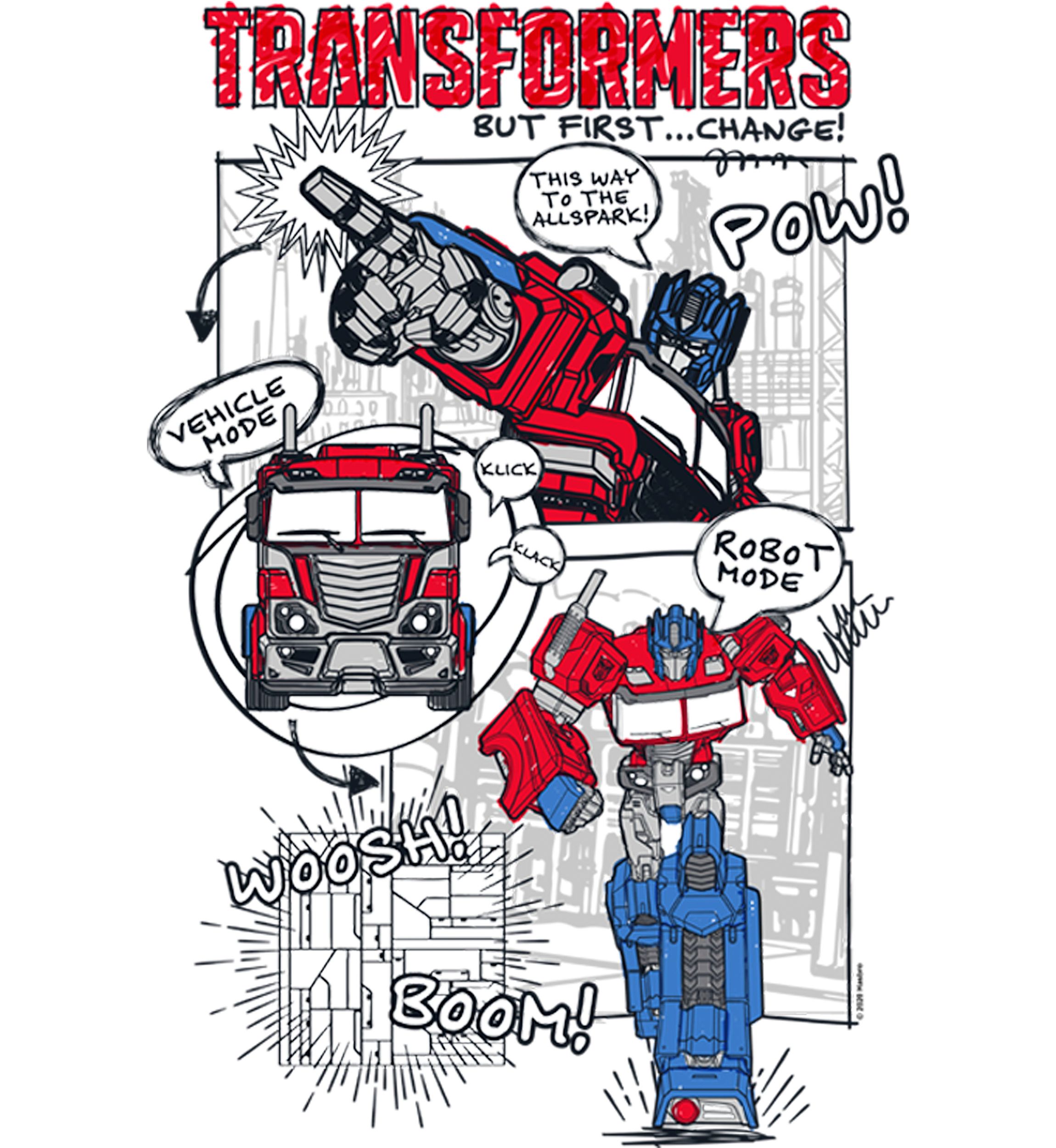 Boys 4-7  Prime Comic Graphic T-Shirt