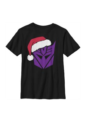 Transformers Boys 47 Decepticons Santa Top