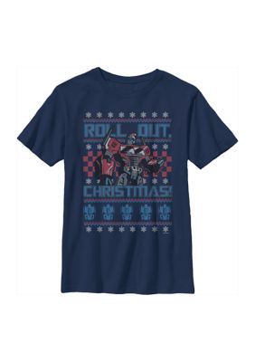 Boys 47 Transformers Optimus Sweater Graphic Top