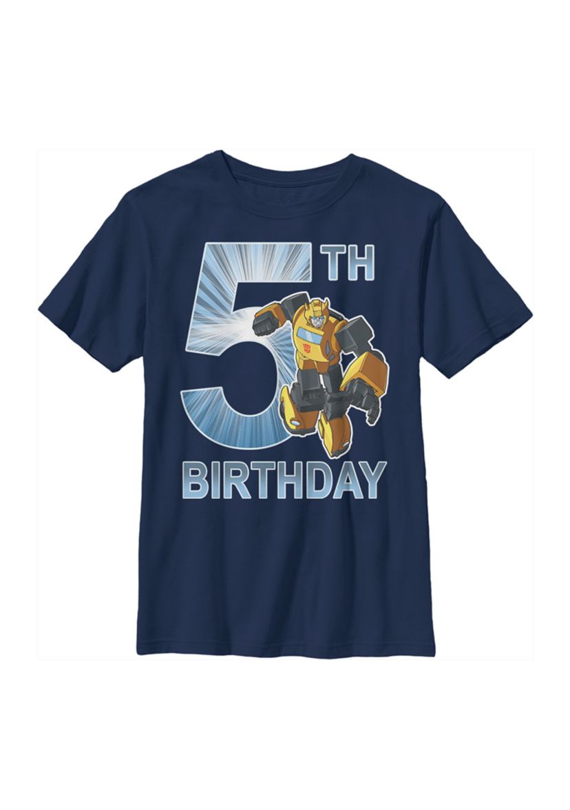Boys 4-7  BB Birthday 5 Graphic T-Shirt