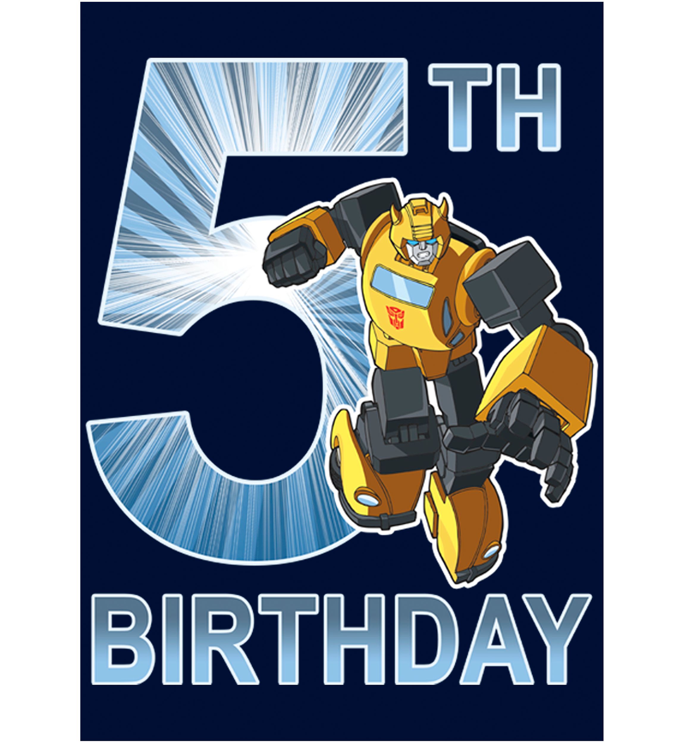 Boys 4-7  BB Birthday 5 Graphic T-Shirt