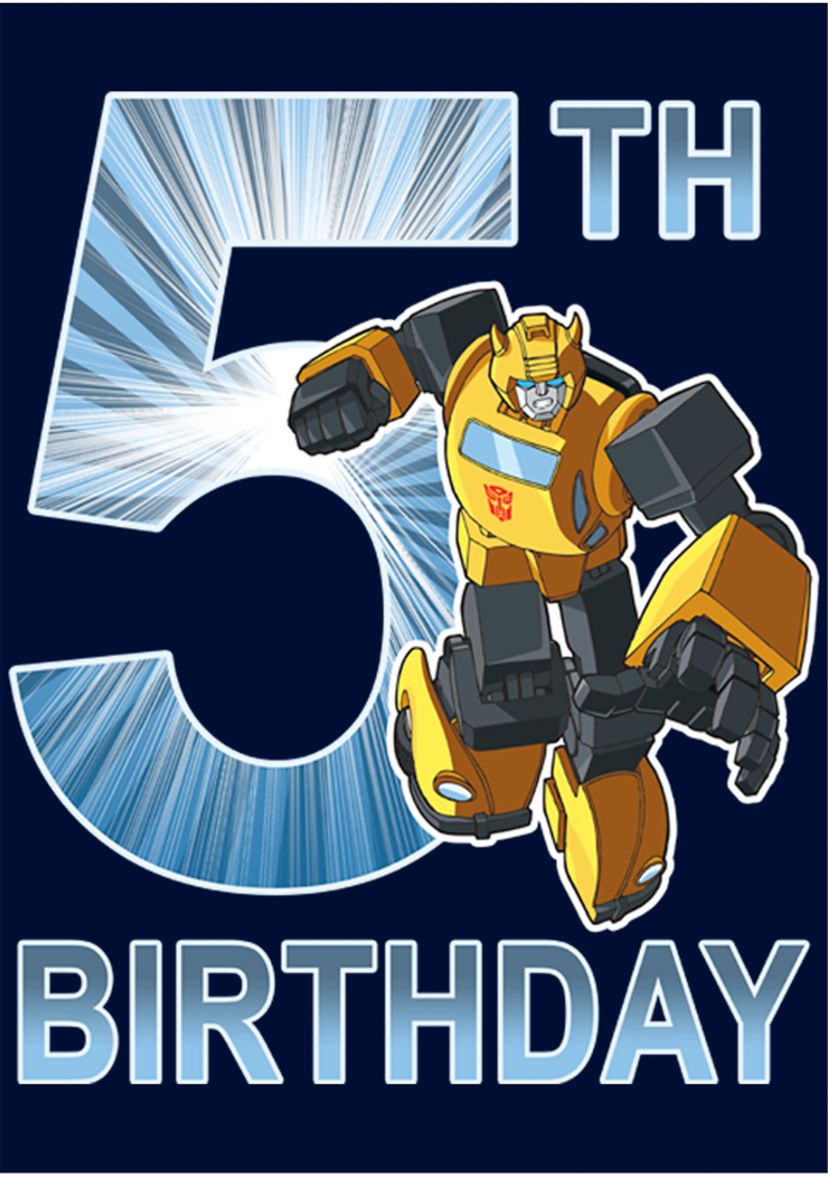 Boys 4-7  BB Birthday 5 Graphic T-Shirt