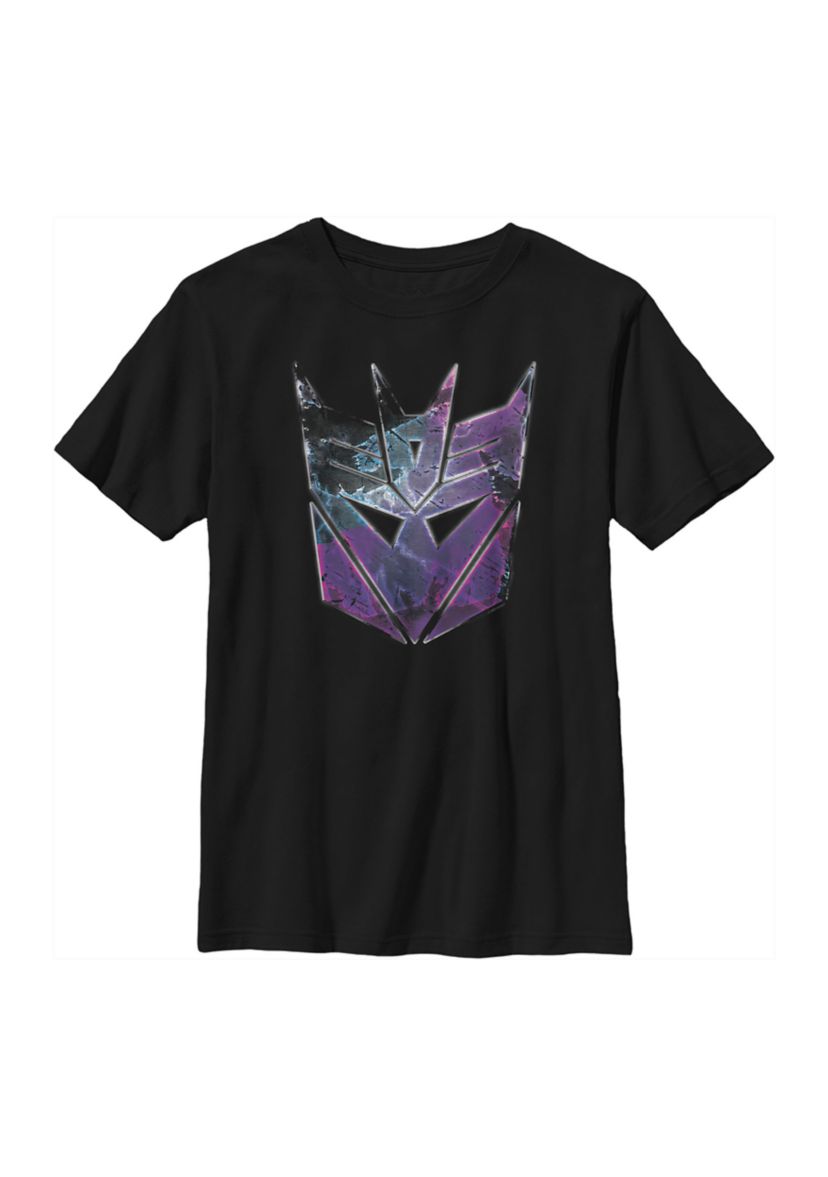 Boys 4-7  Decepticon Face Badge Graphic T-Shirt