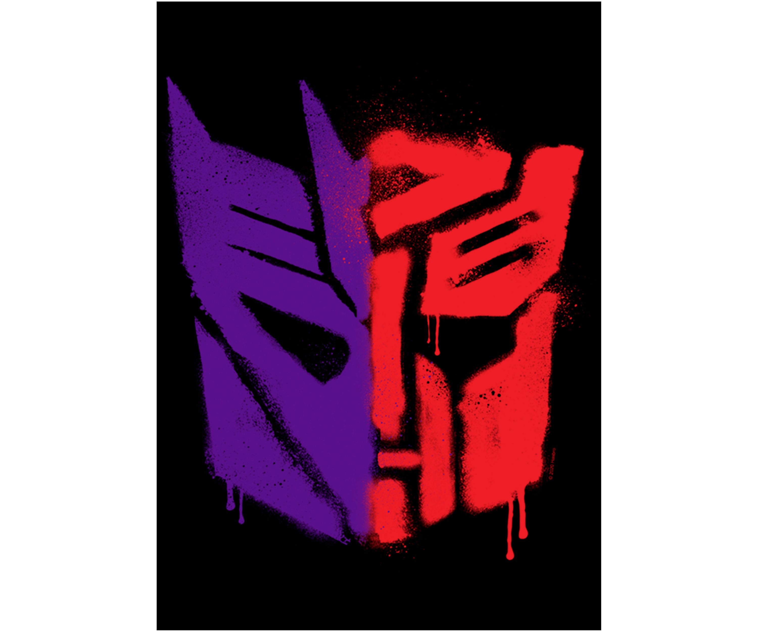 Boys 4-7 Autobot Deception Split Logo Spray Graphic T-Shirt