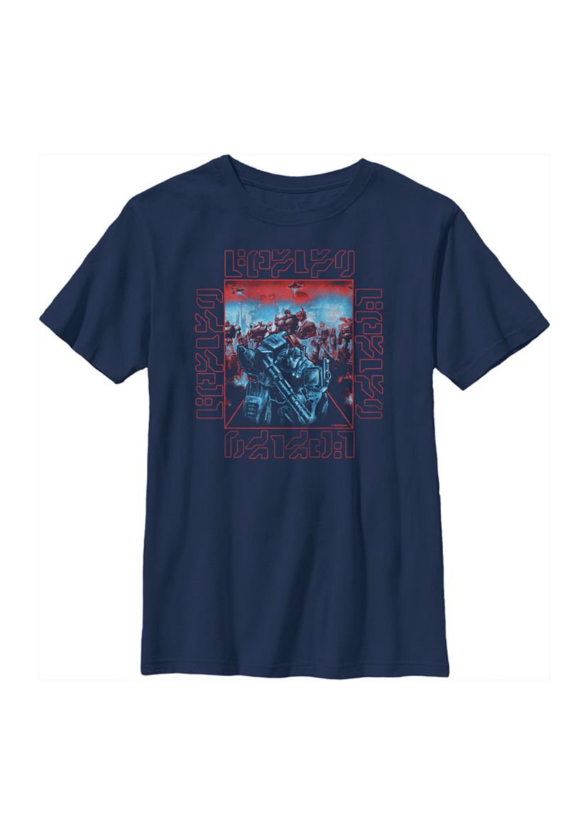 Boys 4-7  Optimus Cybertronian Graphic T-Shirt