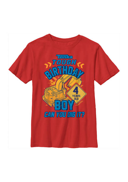 Tonka Boys 4-7 Birthday Boy 4 Graphic T-Shirt