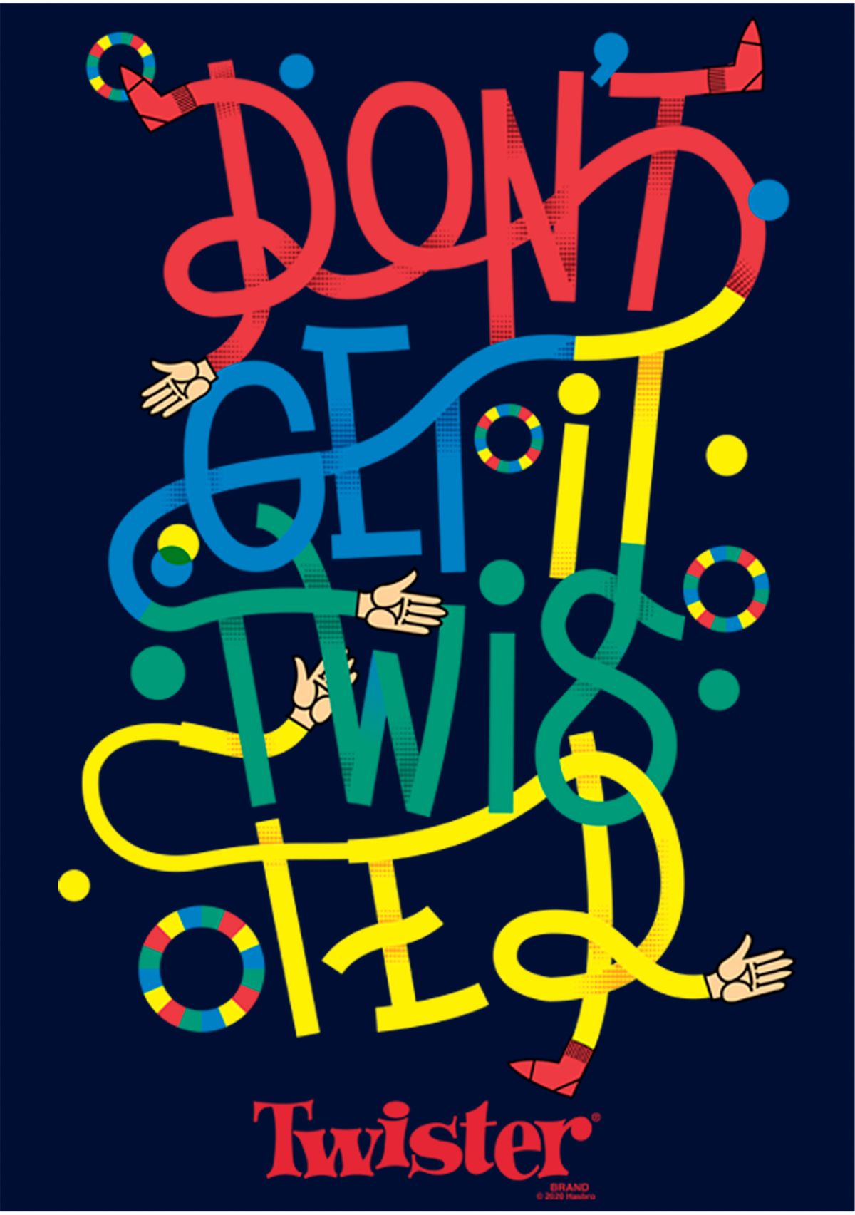 Boys 8-20  Twisted Text Stack Graphic T-Shirt