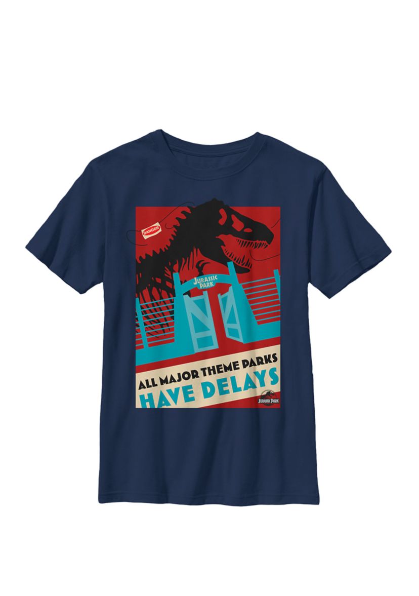 Delays Simple Gate Crew Graphic T-Shirt