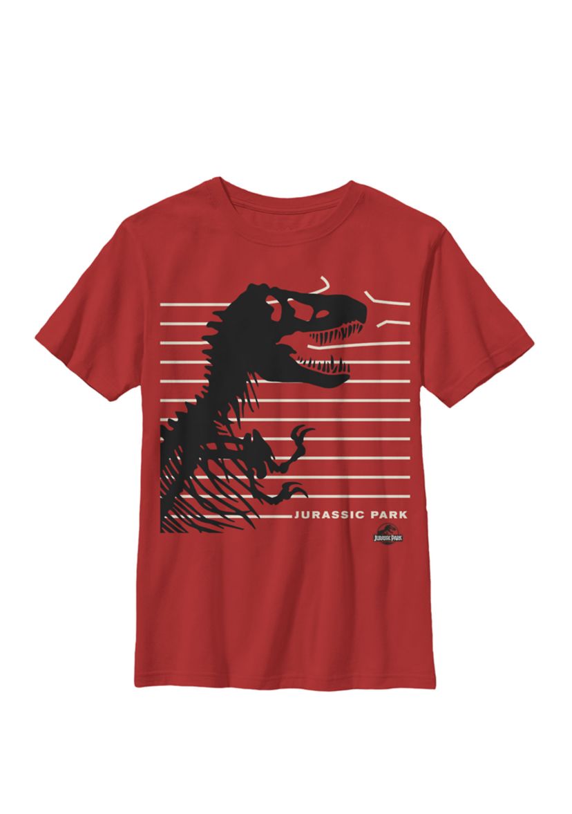  T-Rex Broken Fence Crew Graphic T-Shirt
