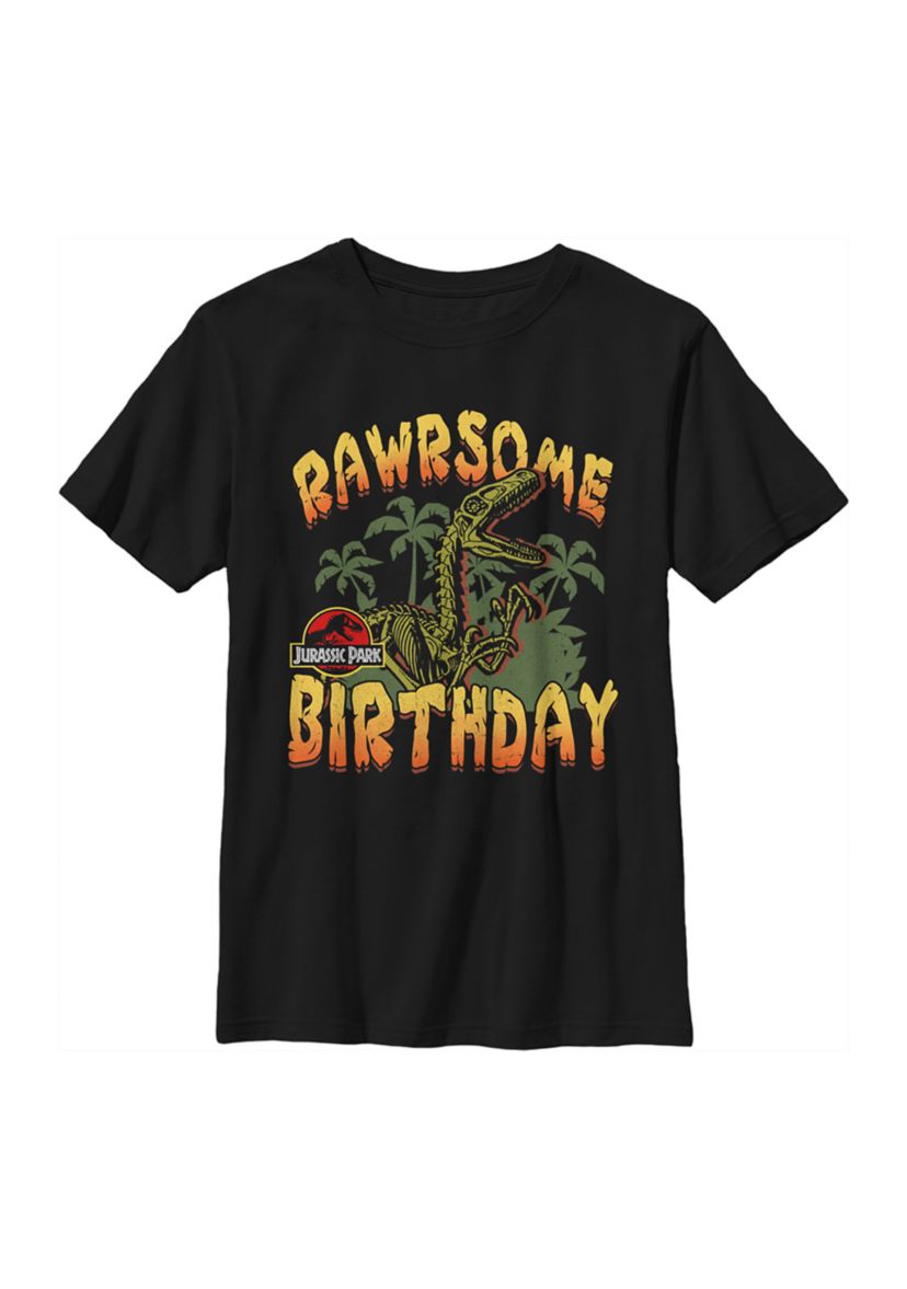 Boys 4-7  Rawrsome Birthday Graphic T-Shirt