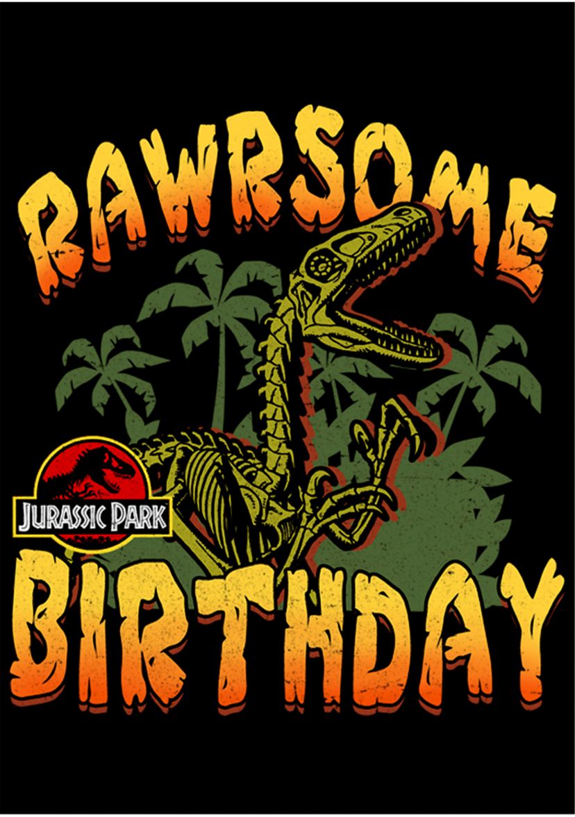 Boys 4-7  Rawrsome Birthday Graphic T-Shirt