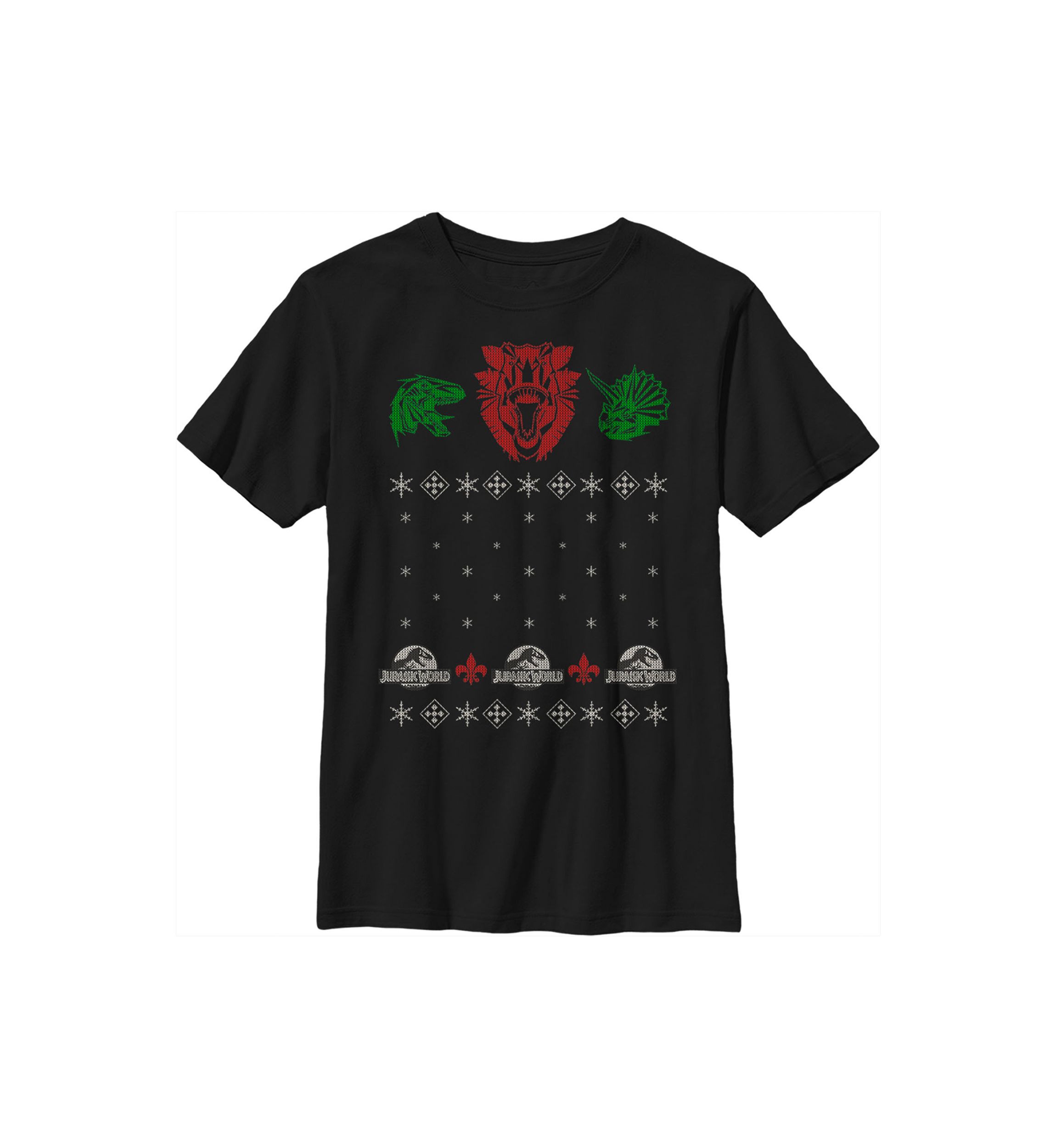 Boys 4-7 Jurassic Xmas Graphic Top