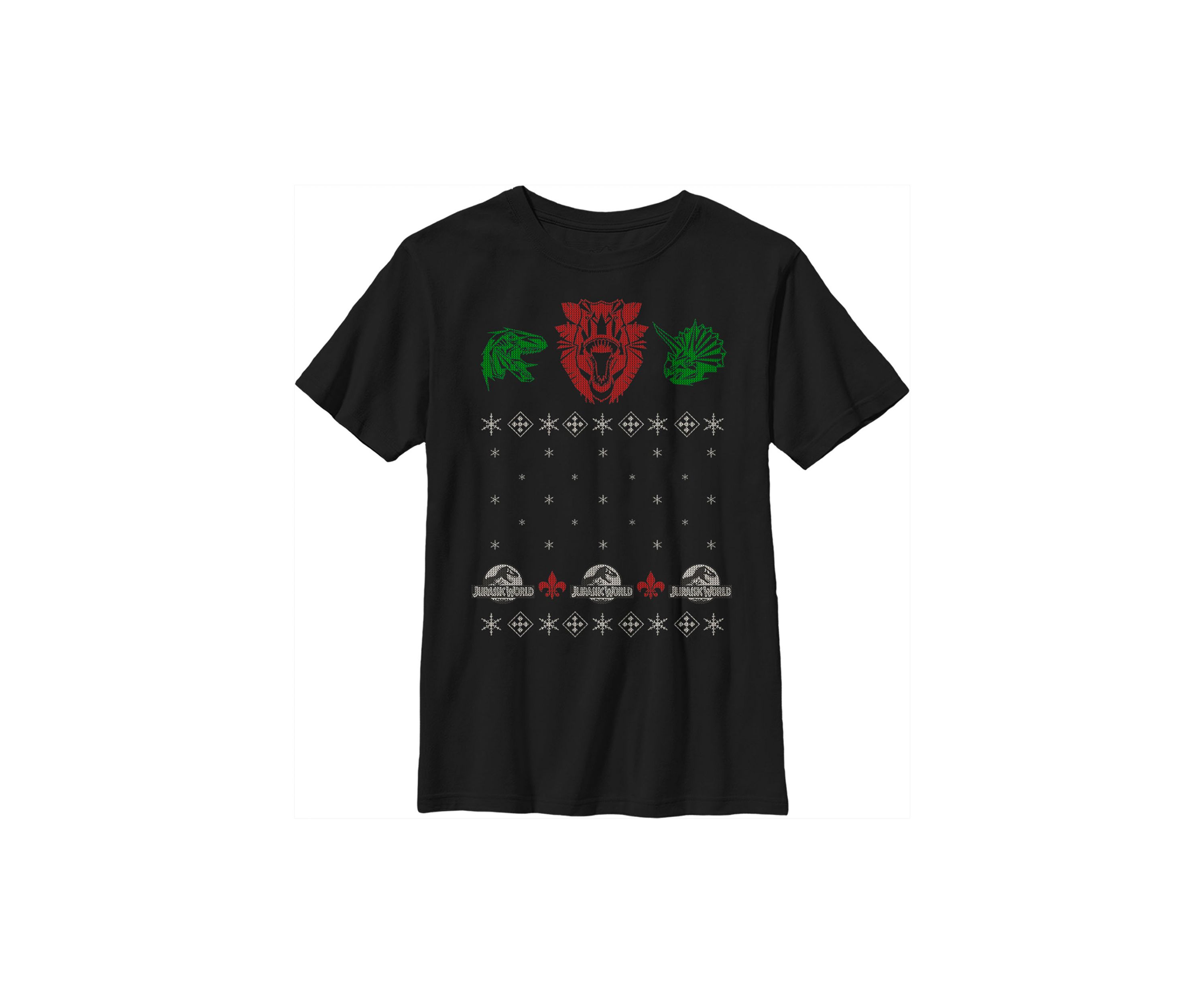 Boys 4-7 Jurassic Xmas Graphic Top
