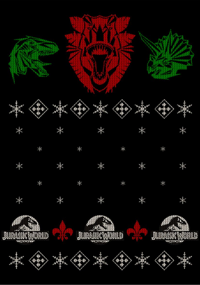 Boys 4-7 Jurassic Xmas Graphic Top