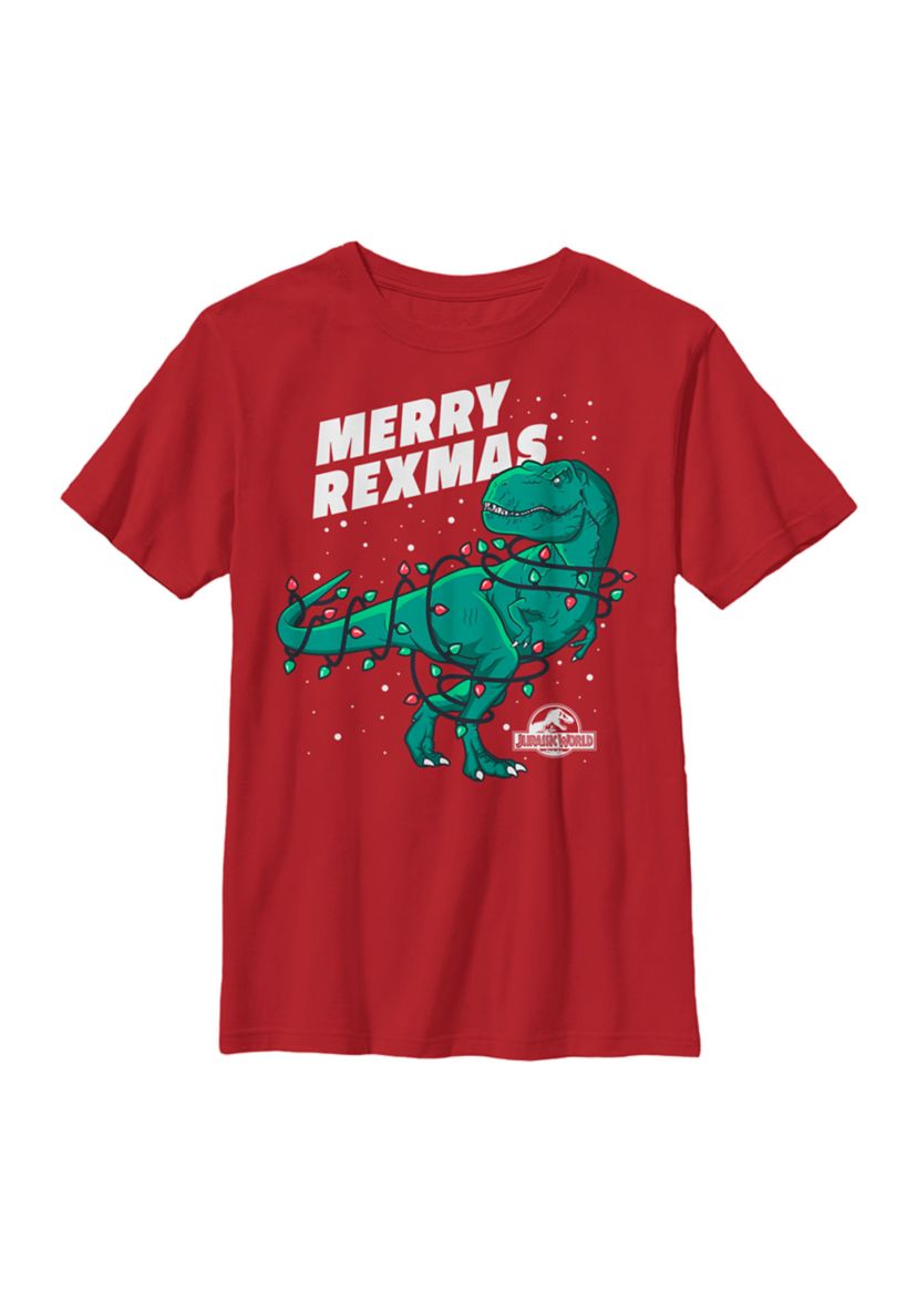 Boys 4-7 Merry Rexmas Graphic Top