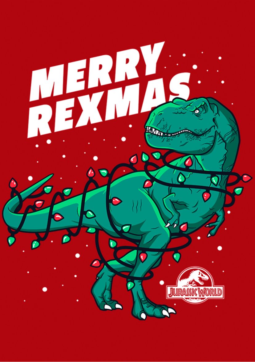 Boys 4-7 Merry Rexmas Graphic Top