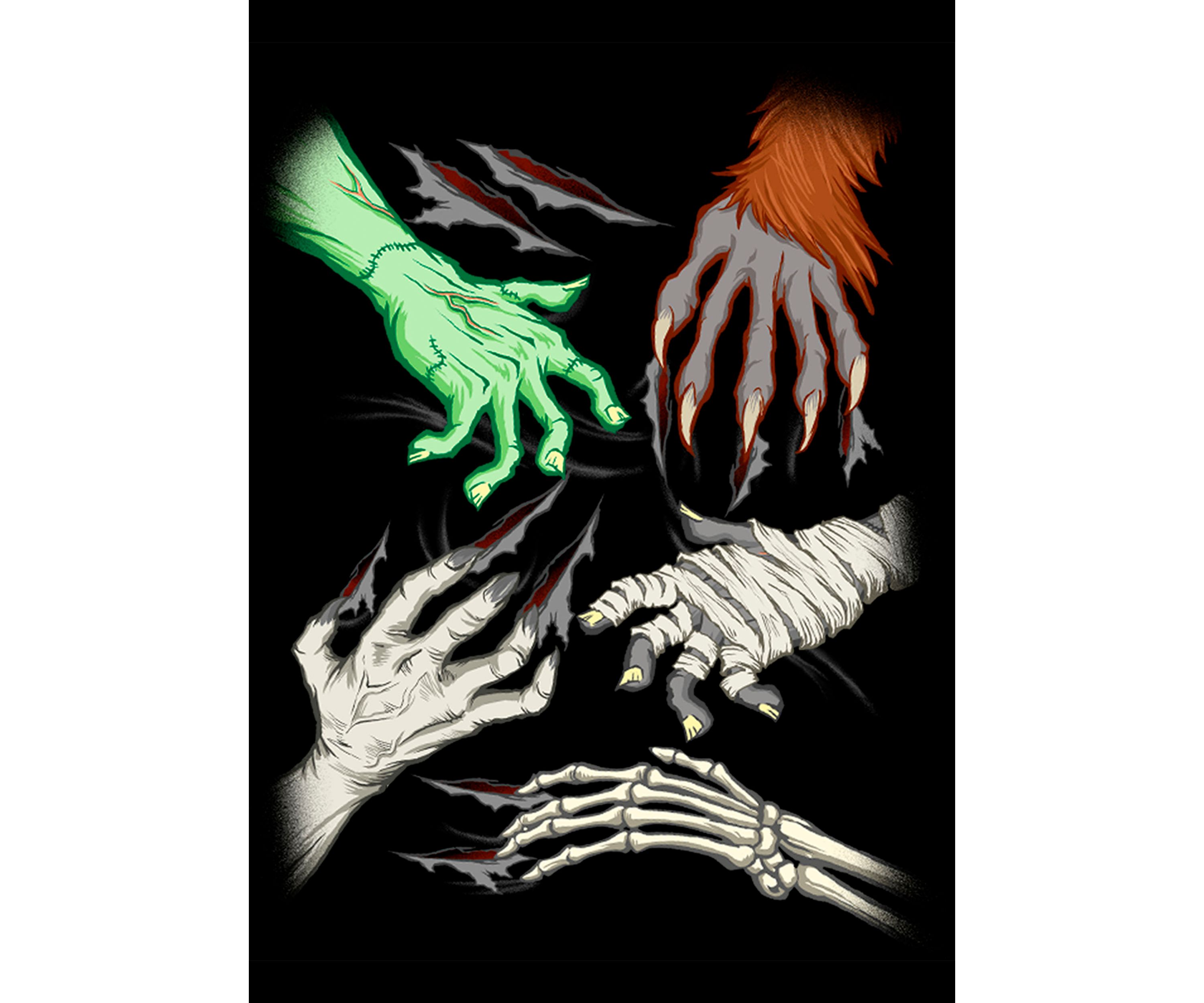 Boys 4-7 Monster Hands T-Shirt
